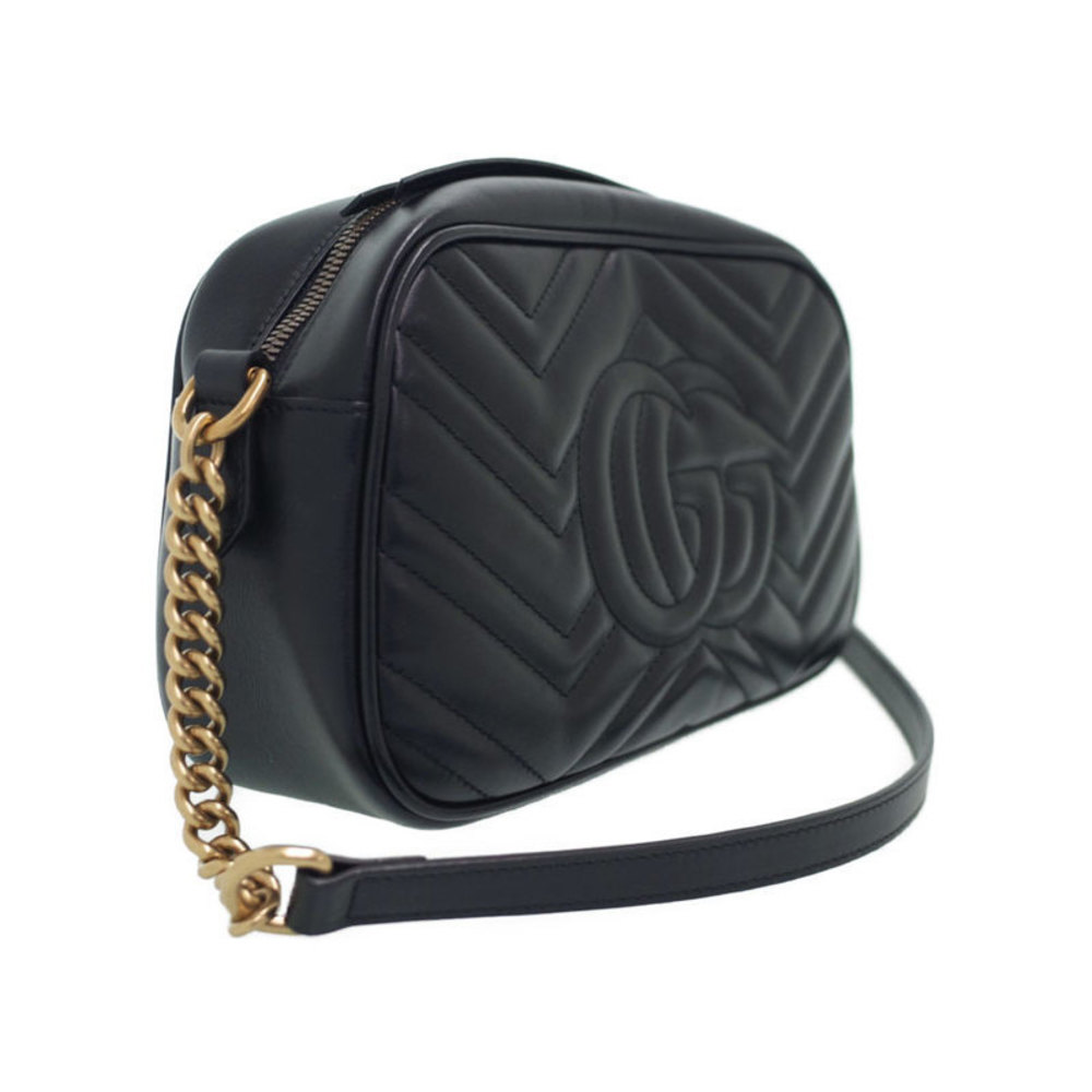 Gucci GG Marmont Quilted Small Shoulder Bag Leather - Picture 2 of 8